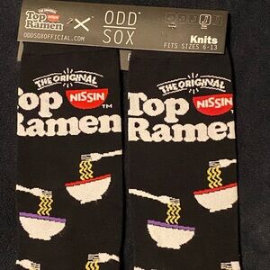 Odd Sox Top Ramen Black Casual Socks